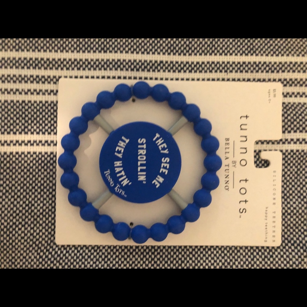 NWT Bella Tunno Blue Teether